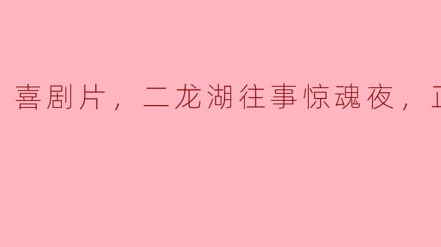 《二龙湖往事惊魂夜》是一部喜剧片吗？