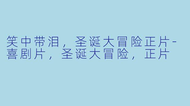 笑中带泪，圣诞大冒险正片-喜剧片，圣诞大冒险，正片