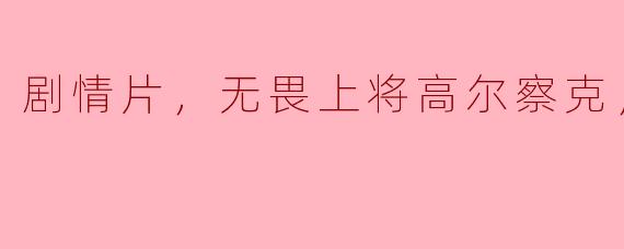 剧情片，无畏上将高尔察克，正片