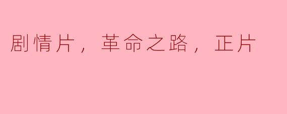 剧情片，革命之路，正片