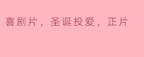 喜剧片，圣诞投爱，正片