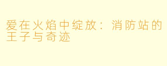 爱在火焰中绽放：消防站的王子与奇迹