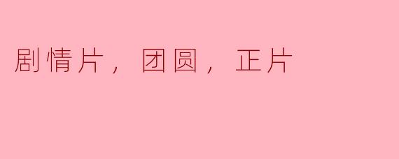 剧情片，团圆，正片