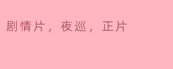 剧情片，夜巡，正片