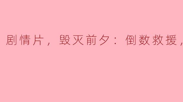 剧情片，毁灭前夕：倒数救援，正片