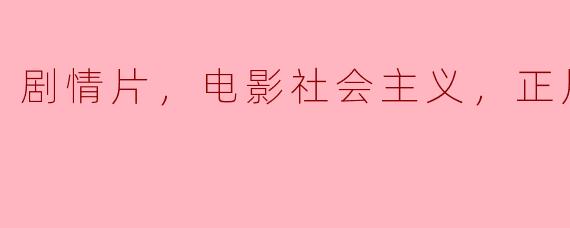 什么是剧情片中被称为“电影社会主义”的概念？**