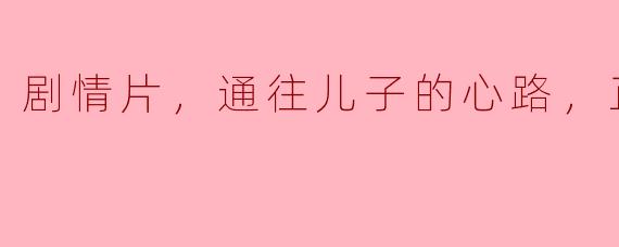 通往儿子的心路：情感的旅程与亲情的羁绊