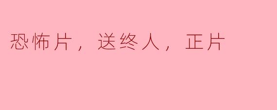 电影《送终人》是什么类型的电影，它的主题是什么？**