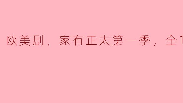 欧美剧，家有正太第一季，全13集