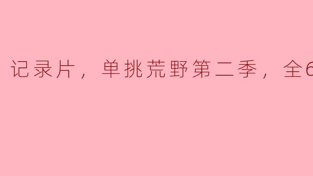 探索荒野的勇气与智慧——《单挑荒野》第二季全6集评析