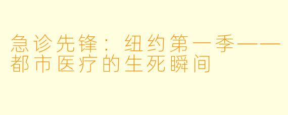 急诊先锋：纽约第一季——都市医疗的生死瞬间