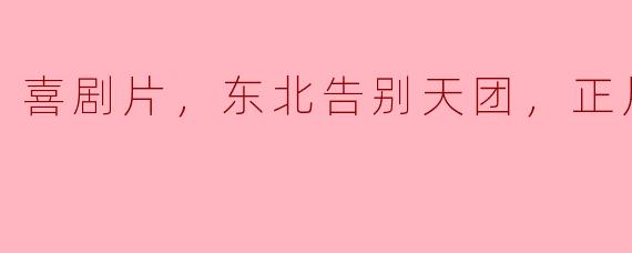 喜剧片，东北告别天团，正片