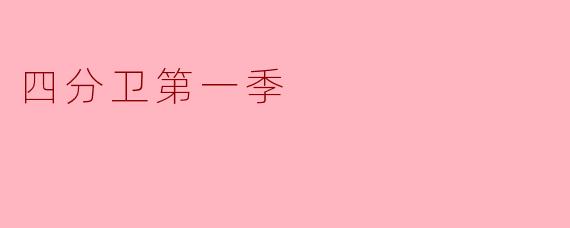 四分卫第一季