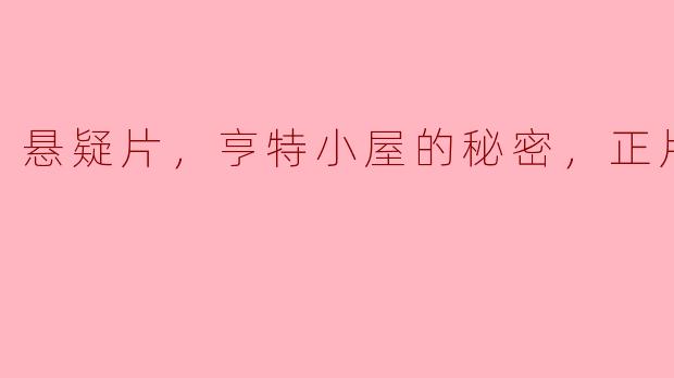 在悬疑片《亨特小屋的秘密》中，主要探讨了什么样的谜团？  