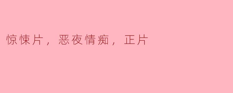 这部惊悚片《恶夜情痴》讲述了怎样的故事？**