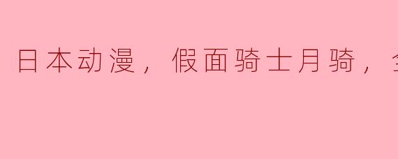 ### 探索“假面骑士月骑”：梦幻与战斗交织的48集旅程