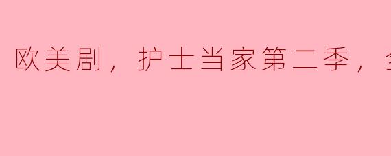 欧美剧，护士当家第二季，全12集