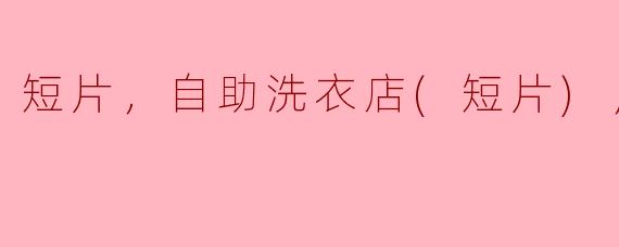 短片，自助洗衣店(短片)，正片