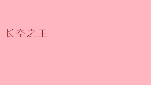 ### 纵横蓝天的勇者——《长空之王》