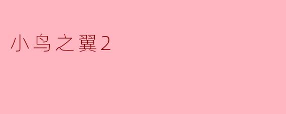 小鸟之翼2