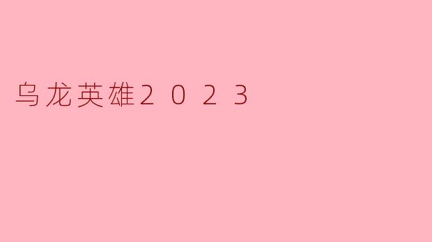 乌龙英雄2023