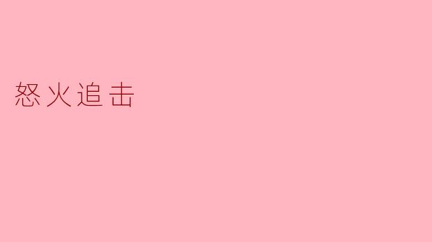 怒火追击