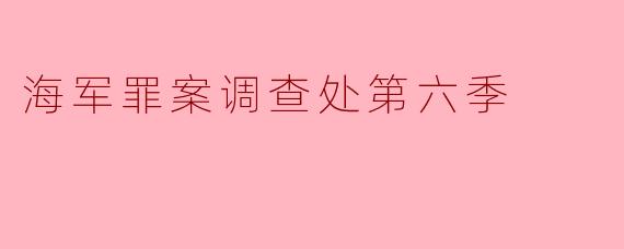 海军罪案调查处第六季的主要情节和亮点是什么?