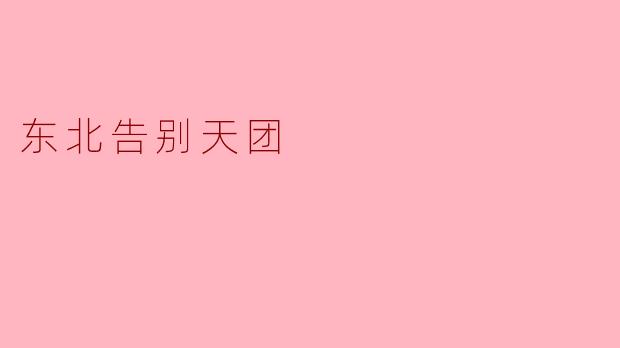 东北告别天团