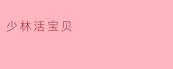 什么是少林活宝贝？****