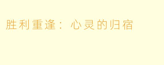 胜利重逢：心灵的归宿