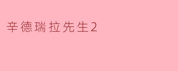 辛德瑞拉先生2